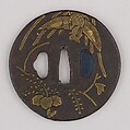 Sword Guard (Tsuba), Iron, brass, copper, Japanese