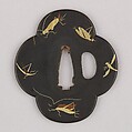Sword Guard (Tsuba), Copper-silver alloy (shibuichi), gold, copper-gold alloy (shakudō), copper, Japanese