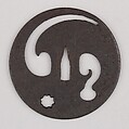 Sword Guard (Tsuba), Iron, copper, Japanese