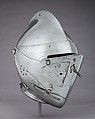 Close-Helmet for the Tilt, Steel, leather, textile, Austrian, Innsbruck