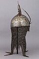 Helmet (Khula Khud), Steel, gold, silver, Persian