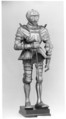 Armor, Helmet attributed to Kolman Helmschmid (German, Augsburg 1471–1532), Steel, gold, leather, German, Augsburg and Landshut