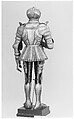 Armor, Helmet attributed to Kolman Helmschmid (German, Augsburg 1471–1532), Steel, gold, leather, German, Augsburg and Landshut