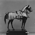 Armor for Man and Horse, Steel, gold, leather, copper alloy, textile, Italian, probably Milan