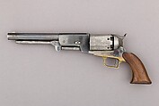 Colt Walker Percussion Revolver, serial no. 1017, Samuel Colt (American, Hartford, Connecticut 1814–1862), Steel, brass, wood (walnut), American, Whitneyville, Connecticut