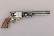 Colt Walker Percussion Revolver, serial no. 1017, Samuel Colt (American, Hartford, Connecticut 1814–1862), Steel, brass, wood (walnut), American, Whitneyville, Connecticut
