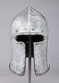 Barbute, Jacopo da Cannobio, called Bichignola (Italian, Brescia, active ca. 1460), Steel, Italian, Brescia