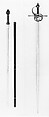 Rapier, Steel, silver, Spanish