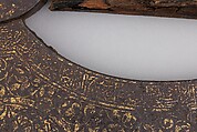 Ax, Steel, gold, wood, Syrian