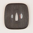 Sword Guard (Tsuba), Iron, gold, copper, Japanese