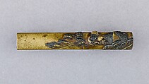 Knife Handle (Kozuka), Copper alloy (sentoku), copper, copper-gold alloy (shakudō), gold, Japanese