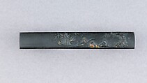 Knife Handle (Kozuka), Silver, copper-gold alloy (shakudō), copper-silver alloy (shibuichi), gold, copper, Japanese