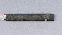 Knife Handle (Kozuka) with Blade, Iron, copper-silver alloy (shibuichi), copper-gold alloy (shakudō), gold, steel, Japanese