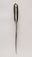 Dagger (Pesh-kabz), Steel, horn, turquoise , Indian or Persian