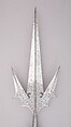 Staff Weapon (<i>Coresca</i>), Steel, wood, textile, copper alloy, Italian
