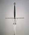 Two-Handed Sword, Steel, gold, Italian