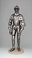 Armor of Emperor Ferdinand I (1503–1564), Kunz Lochner (German, Nuremberg, 1510–1567), Steel, brass, leather, German, Nuremberg