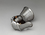 Locking Gauntlet for the Tournament, Steel, leather, German, possibly Augsburg