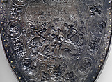Shield of Henry II of France (reigned 1547–59), Steel, gold, silver, French