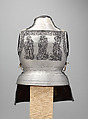 Cuirass and Tassets (Torso and Hip Defense), Attributed to Kolman Helmschmid (German, Augsburg 1471–1532), Steel, leather, German, Augsburg