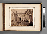Album of Photographs of Views of the Interior of the Ottoman Military Museum in the Former Church of St. Irene, Constantinople (Vues de Sainte Irène, Constantinople), Abdullah Frères (Ottoman, 1858–1899), Albumen prints, paper, leather, textile, gold, Turkish