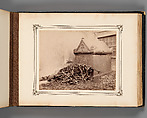Album of Photographs of Views of the Interior of the Ottoman Military Museum in the Former Church of St. Irene, Constantinople (Vues de Sainte Irène, Constantinople), Abdullah Frères (Ottoman, 1858–1899), Albumen prints, paper, leather, textile, gold, Turkish