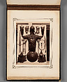 Album of Photographs of Views of the Interior of the Ottoman Military Museum in the Former Church of St. Irene, Constantinople (Vues de Sainte Irène, Constantinople), Abdullah Frères (Ottoman, 1858–1899), Albumen prints, paper, leather, textile, gold, Turkish
