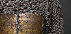 Shirt of Mail and Plate of Al-Ashraf Sayf ad-Din Qaitbay (ca. 1416/18–1496), 18th Burji Mamluk Sultan of Egypt, Steel, iron, copper alloy, gold, probably Egyptian