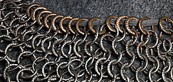 Shirt of Mail and Plate of Al-Ashraf Sayf ad-Din Qaitbay (ca. 1416/18–1496), 18th Burji Mamluk Sultan of Egypt, Steel, iron, copper alloy, gold, probably Egyptian