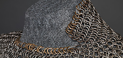 Shirt of Mail and Plate of Al-Ashraf Sayf ad-Din Qaitbay (ca. 1416/18–1496), 18th Burji Mamluk Sultan of Egypt, Steel, iron, copper alloy, gold, probably Egyptian