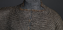 Shirt of Mail and Plate of Al-Ashraf Sayf ad-Din Qaitbay (ca. 1416/18–1496), 18th Burji Mamluk Sultan of Egypt, Steel, iron, copper alloy, gold, probably Egyptian