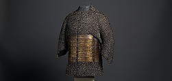 Shirt of Mail and Plate of Al-Ashraf Sayf ad-Din Qaitbay (ca. 1416/18–1496), 18th Burji Mamluk Sultan of Egypt, Steel, iron, copper alloy, gold, probably Egyptian