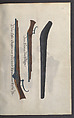 Illustrated Manuscript Inventory of an Armory for Sale by Lottery, Vellum, German