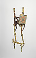 Curb Bit, Iron, copper alloy, enamel, gold, Franco-Neapolitan