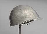 Model T-21 E2 Helmet Prototype, Leonard Heinrich (American (born Germany) Munich 1900–1966 Clarksville, New Jersey), Aluminum, American, New York