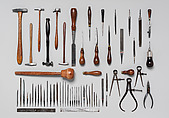 Set of Sixty-Two Engraving Tools of Louis D. Nimschke (1832–1904), Louis Daniel Nimschke (American, born Ebersdorf, Reuss Schleiz, Germany July 14, 1832–April 9, 1904 Brooklyn, New York), Steel, wood, American and European