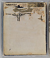Workbook Recording the Engraved Firearms Ornament of Louis D. Nimschke (1832–1904), Louis Daniel Nimschke (American, born Ebersdorf, Reuss Schleiz, Germany July 14, 1832–April 9, 1904 Brooklyn, New York), Ink on paper, leather binding, American, New York