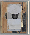 Workbook Recording the Engraved Firearms Ornament of Louis D. Nimschke (1832–1904), Louis Daniel Nimschke (American, born Ebersdorf, Reuss Schleiz, Germany July 14, 1832–April 9, 1904 Brooklyn, New York), Ink on paper, leather binding, American, New York