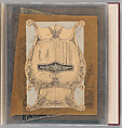 Workbook Recording the Engraved Firearms Ornament of Louis D. Nimschke (1832–1904), Louis Daniel Nimschke (American, born Ebersdorf, Reuss Schleiz, Germany July 14, 1832–April 9, 1904 Brooklyn, New York), Ink on paper, leather binding, American, New York