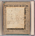 Workbook Recording the Engraved Firearms Ornament of Louis D. Nimschke (1832–1904), Louis Daniel Nimschke (American, born Ebersdorf, Reuss Schleiz, Germany July 14, 1832–April 9, 1904 Brooklyn, New York), Ink on paper, leather binding, American, New York