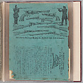 Workbook Recording the Engraved Firearms Ornament of Louis D. Nimschke (1832–1904), Louis Daniel Nimschke (American, born Ebersdorf, Reuss Schleiz, Germany July 14, 1832–April 9, 1904 Brooklyn, New York), Ink on paper, leather binding, American, New York