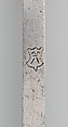 Practice Sword, Ulrich Diefstetter (German, Au ca. 1536–ca. 1589 Au (now Munich)), Steel, leather, wood, brass, German, Munich