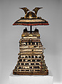 Armor (<i>Yoroi</i>) of Ashikaga Takauji (1305–1358), Iron, leather, lacquer, silk, copper, gold, pigments, Japanese