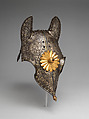 Half-Shaffron for an Armor of King Philip IV of Spain (1605–1665) or his Brother Don Carlos (1607–1632), Attributed to Pierre du Coudroy (French, 1560–ca. 1626), Steel, copper alloy, silver, gold, Flemish, Brussels