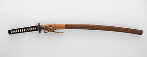 Blades and Mountings for a Pair of Swords (<i>Daishō</i>), Blades inscribed by Yokoyama Kōzukedaijō Sukesada (Japanese, 1627–1716), Steel, wood, lacquer, copper-gold alloy (<i>shakudō</i>), gold, copper-silver alloy (<i>shibuichi</i>), ray skin (<i>same</i>), silk, Japanese