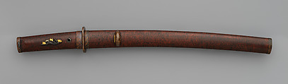 Blade and Mounting for a Dagger (Tantō), Steel, wood, lacquer, copper-gold alloy (shakudō), gold, copper, Japanese