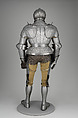 Armor, Steel, leather, German, possibly Brunswick