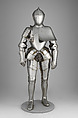 Armor for the Tilt, Attributed to Anton Peffenhauser (German, Augsburg, 1525–1603), Steel, brass, leather, German, Augsburg