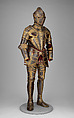 Armor for Field and Tournament, Steel, gold, silver, leather, textile, Italian, probably Milan