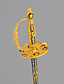 Presentation Smallsword, Martin-Guillaume Biennais  French, Steel, gold, lapis lazuli, wood, leather, French, Paris